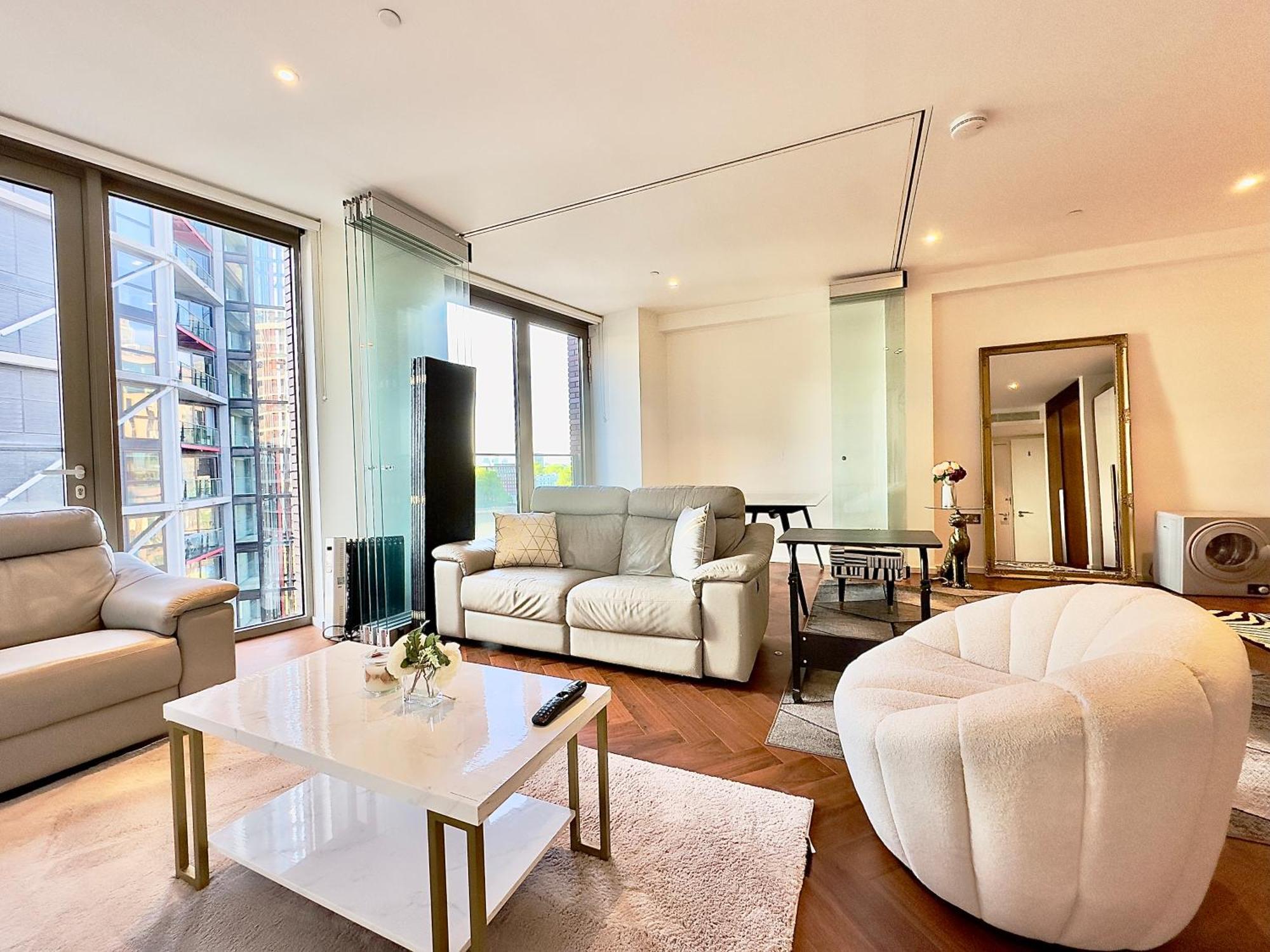 Appartamento Lavish Penthouse River View Fast Wifi - Luxurylondonstays